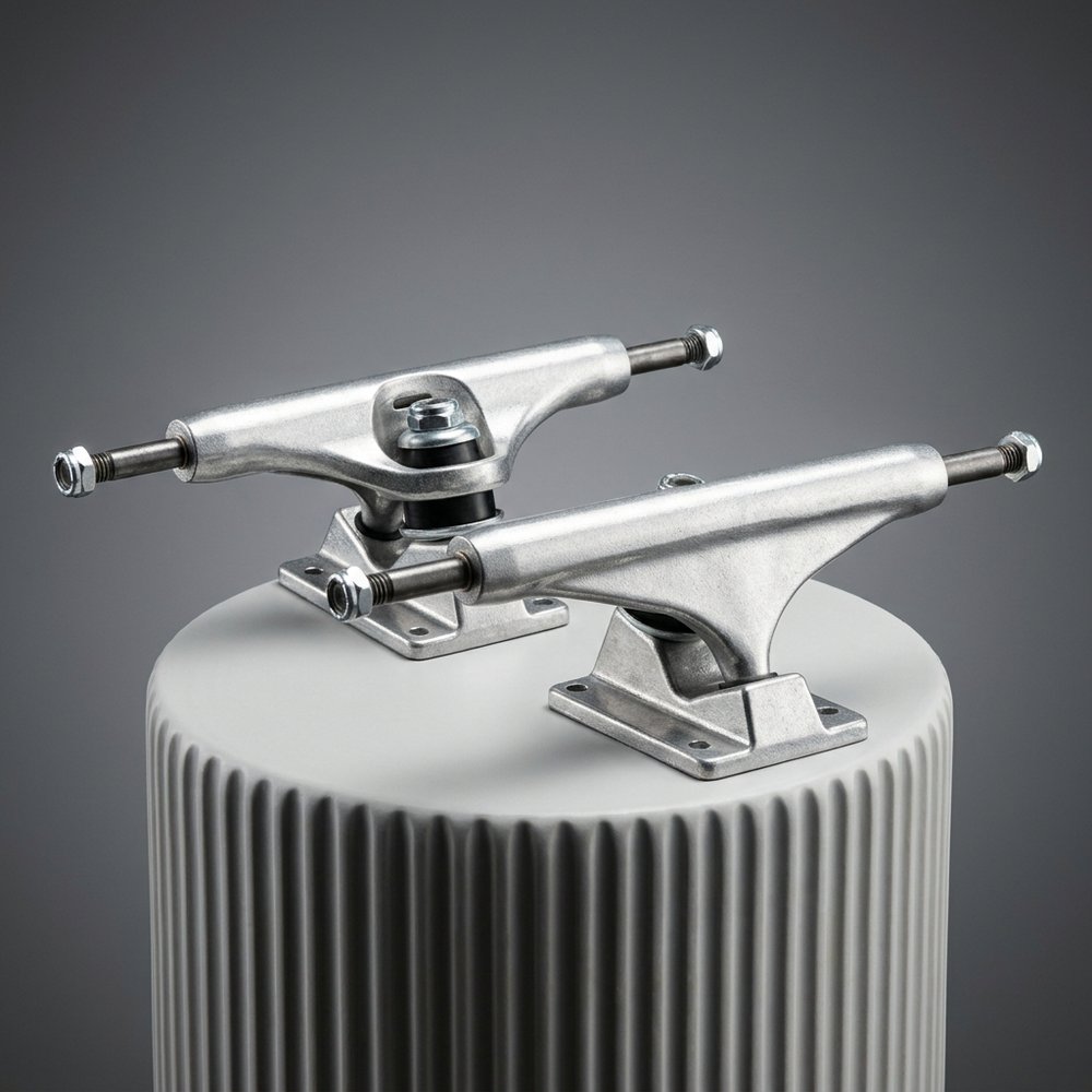 Hollow kingpin truck set — pair